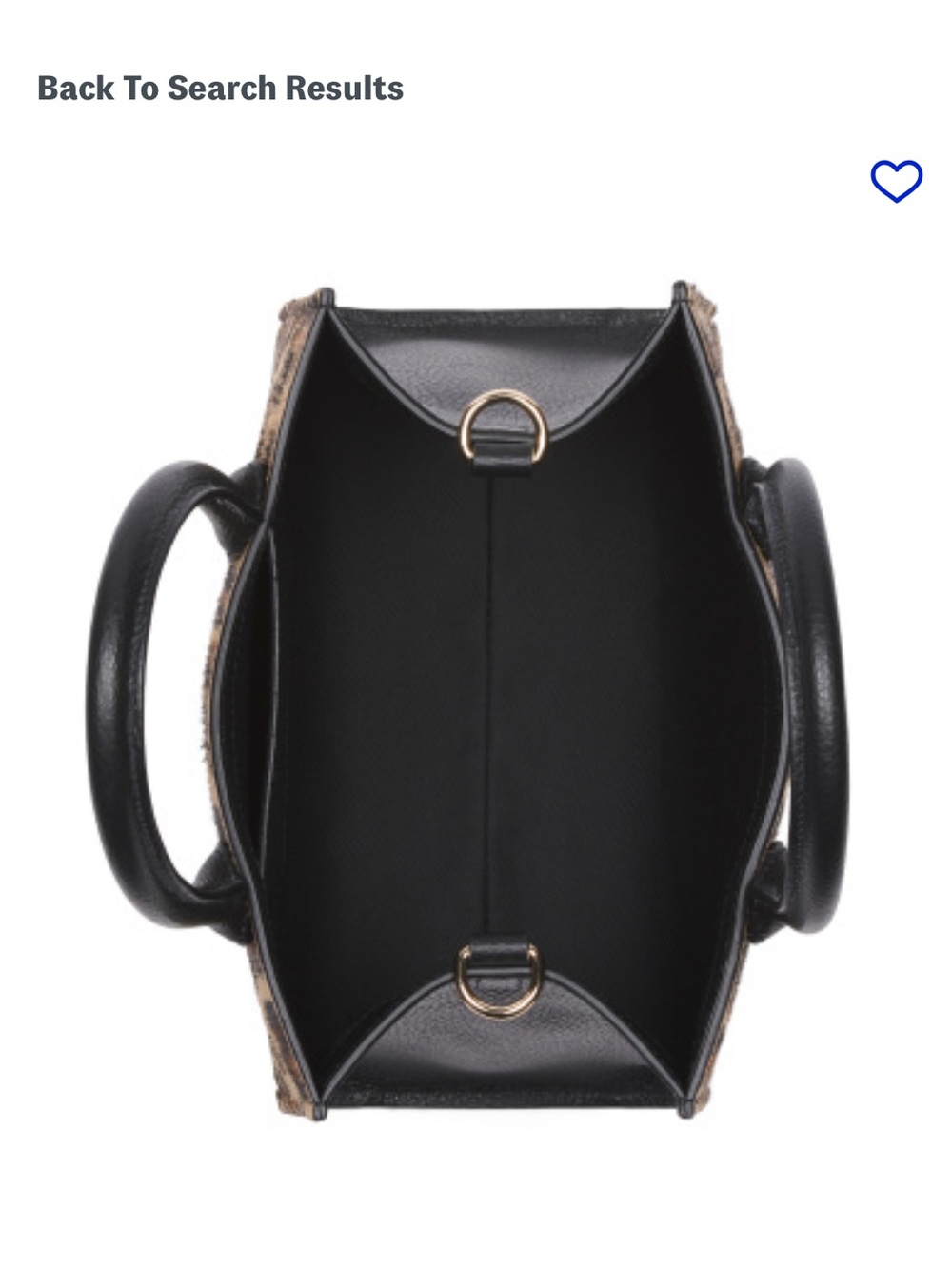 Bruno Magli Leopard-Print Tote w/ Black Leather Trim & Removable Crossbody Strap - Picture 3 of 6